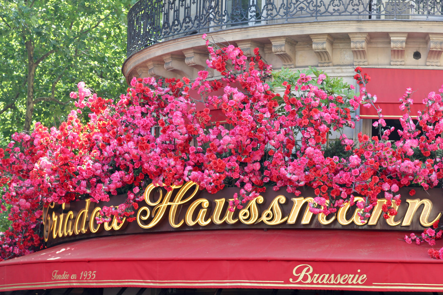 Paris in Bloom – Brasserie Haussmann by Barbara Lardera