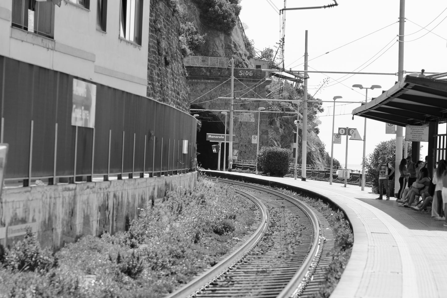 Waiting for the Train by Barbara Lardera