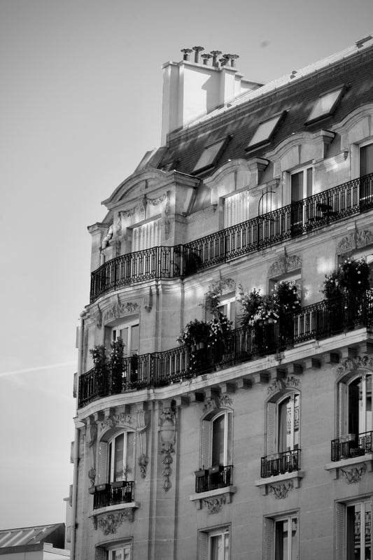 Haussmannian Architecture – Parisian Rooftops by Barbara Lardera