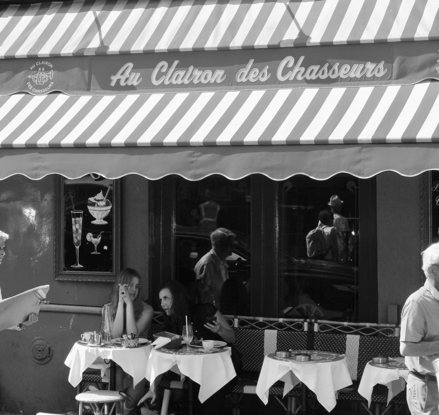 Parisian Café Moments by Barbara Lardera