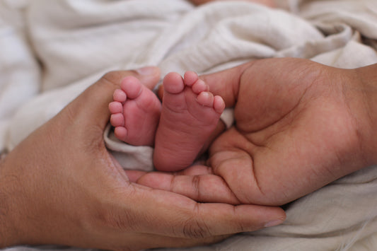Tiny Feet, Endless Love-Newborn Portrait by Barbara Lardera